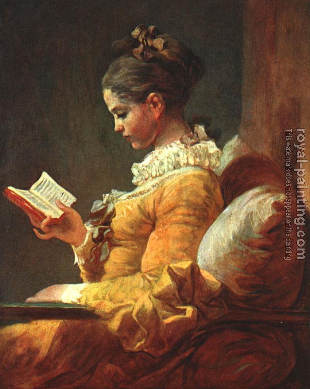 Jean-Honore Fragonard : A Young Girl Reading